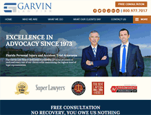 Tablet Screenshot of garvinlegal.com